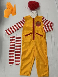 Disfraz de Halloween de Ronald McDonald, Traje de Payaso con Pantalones y Camiseta, ¡Oferta! - Product Image 6