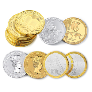Design personalizzato <span class=keywords><strong>Russia</strong></span> eagle logo oro argento placcato ottone in lega di zinco monete metalliche stampate per la festa della mamma