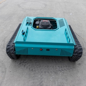 CE EPA Engine Remote Control Robot Lawn Mower All Terrain Rubber Track <b>Grass</b> <b>Cutting</b> <b>Machine</b> for Agriculture - Product Image 3