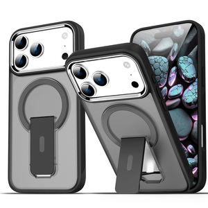 Para iPhone 17 Pro Max Kickstand Soporte plegable Estuche magnético para iPhone 16 15 14 <span class=keywords><strong>Plus</strong></span> Pro - Product Image 2