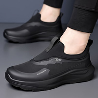Chaussures de randonnée pour hommes, baskets légères, respirantes, doublure en mesh, à enfiler, chaussures de voyage décontractées, chaussures de course