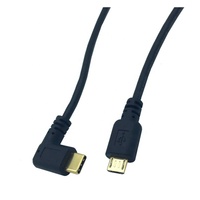 Câble Micro USB vers Type C de haute qualité en PVC tressé avec adaptateur OTG pour ordinateur et appareil photo