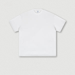 Groothandel Zwaargewicht T-Shirt 300 Gsm Zacht Katoenen T-Shirt Unisex Kledingstuk Geverfd T-Shirt - Product Image 5