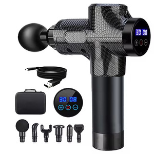 <span class=keywords><strong>Pistola</strong></span> <span class=keywords><strong>de</strong></span> <span class=keywords><strong>Masaje</strong></span> <span class=keywords><strong>de</strong></span> 30 Velocidades con Batería Recargable, Masajeador Muscular Profundo con Vibración Deportiva y Pantalla Táctil LED - Product Image 3