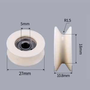 Ruedas guía de cerámica Sen Guang 27*10.8mm para trefilado, personalizables OEM, certificadas ISO9001:2008, resistentes al desgaste, de larga duración - Product Image 1