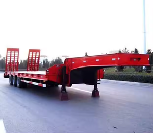 Semi-remorque surbaissée hydraulique à col de cygne 3, 4 ou 5 essieux, capacité 1-2 tonnes, dimensions 12,5x2,5x1,5m, Shandong Fengniao - Product Image 6