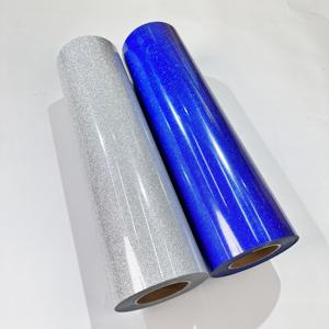 12x12 Royal Blue Glitter Couleur Coupe Vinil Rouleau HTV Glitter DIY Coloré Chaleur Glitter Transfert Vinyle Film Rouleau pour <span class=keywords><strong>Cricut</strong></span> - Product Image 4