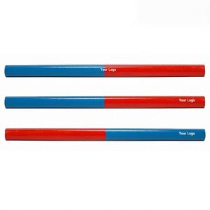 Crayons de charpentier avec taille-crayon, crayon jumbo court personnalisé à double mine pour cadeau promotionnel - Product Image 5