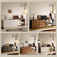 Bureau de chambre principale avec coiffeuse intégrée, commode et bureau informatique, style mi-siècle, en bois massif, table de maquillage d'angle