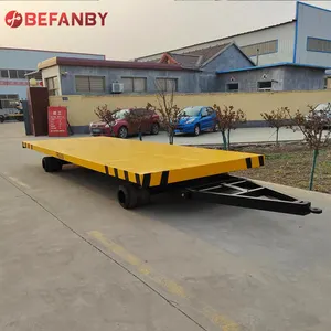 Forklift towing trolley car trailer dolly price for material handling