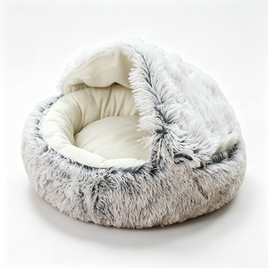 Pet Plush <b>Nest</b> Crystal Plush Dog Warm Half Pack Cat <b>Nest</b> Deep Sleep Long Plush Cat <b>Nest</b> Dog <b>Nest</b> Cross Border Wholesale - Product Image 5