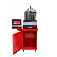 Limpiador y Analizador Profesional de Inyectores GDI, Máquina de Prueba de Inyectores de Combustible con Limpieza Ultrasónica de 6 Cilindros y Simulación de Pulsos