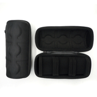 Sac de rangement pour montres haut de gamme noir 1680D avec cuir PU écologique et fermeture éclair EVA, protection renforcée, résistant à l'eau
