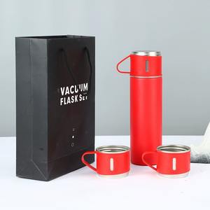 Ensemble cadeau 3 pièces le plus vendu, <span class=keywords><strong>thermos</strong></span> à double paroi en acier inoxydable 500 ml, écologique, performance thermique de 6 à 12 heures - Product Image 2