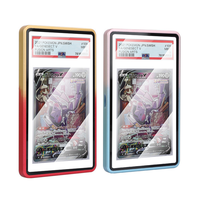 Protection UV à 100 %, plaque métallique en alliage d'aluminium pour pare-chocs dégradé Pokémon pour cartes gradées avec indice PSA