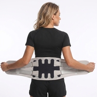 Ceinture lombaire antidérapante en spandex pressé à chaud de qualité médicale FDA, réglable et personnalisable pour le soutien du dos