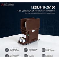 Transformateur de courant LZZBJ9-10LS/150 CT 10kV 0.2S/5P10 en résine époxy de type à fente