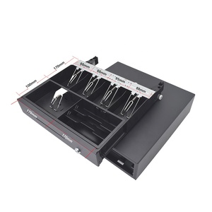 Chất lượng cao POS system405mm chiều rộng 5 hóa đơn và 3 tiền mặt khe cắm tiền mặt ngăn kéo RJ 11 hộp tiền - Product Image 6