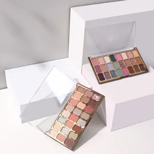 Palette d'ombres à paupières personnalisées Maquillage DIY Cosmétiques Beauté Duochrome Fard à paupières multichrome 24 couleurs Marque privée