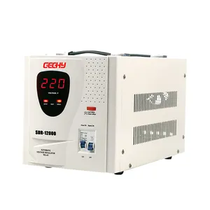 single phase big power 12KVA voltage stabilizer 220V relay type automatic voltage regulator