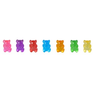 Oso de peluche de resina Lanshuo en miniatura, decoración 3D, accesorios de bricolaje para la fabricación de joyas y fundas de teléfono - Product Image 5