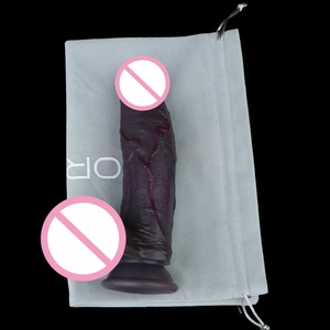 ORALSX 4cm Diameter Black <b>Dildo</b> Realistic Cock with Suction Cup Silicone Soft <b>Dildo</b> Anal Plug Artificial Penis for Women Sex Toy - Product Image 6