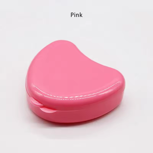 Porta Filo Interdentale a Forma di Cuore, Custodia Compatta in Acrilico con Specchio, Accessorio Essenziale da Viaggio, Portatile, Marchio OEM - Product Image 5