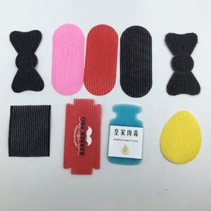 Nylon Decorative <b>Hook</b> and Loop Hair <b>Clips</b> Accessories Customized Shape Colorful Magic Bands Hair Gripper - Product Image 2