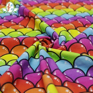 Tùy Chỉnh In Kỹ Thuật Số 95% Cotton 5% Spandex Vải Polyester - Product Image 1