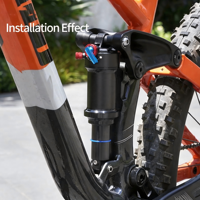 Amortisseur à air pour vélo RX3 165mm/190mm/210mm avec fonction de réglage/amortissement/verrouillage, amortisseur arrière VTT