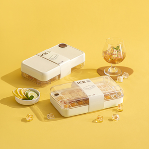 One-Touch nhựa <span class=keywords><strong>ICE</strong></span> <span class=keywords><strong>CUBE</strong></span> khay push-nút phát hành tràn-Miễn phí Dispenser cho cocktail nhà sử dụng được xây dựng trong lưu trữ vuông <span class=keywords><strong>Cube</strong></span> - Product Image 4