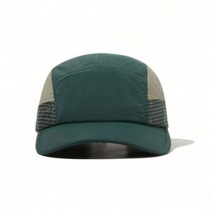 Casquette de baseball respirante à 5 panneaux avec cordon élastique, séchage rapide, visière bec de canard, couleurs assorties, pour femmes et hommes, idéale pour l'extérieur - Product Image 6