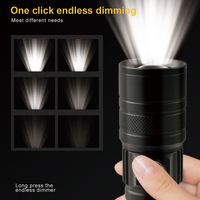 Haute puissance super lumineuse puissante petite lampe de poche torche de mano largo alcance rechargeable usb alta potencia mini linterna led