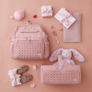 Cesta de Viaje para Bebés para Pañales, Toallitas Húmedas, Organizador de Pañales Lavable, Bolsa de Mamá, Organizador de Pañales Grande - Product Image 4