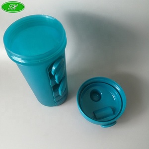 Neue Personalisierte Wasserflaschen Plastik-Mixer Protein-<span class=keywords><strong>Shaker</strong></span> Cocktail-Flasche mit Pillendose Sichtfenster für Werbezwecke - Product Image 6