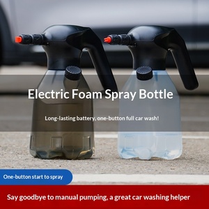 Pulvérisateur de mousse électrique sans fil <span class=keywords><strong>à</strong></span> pompage, pulvérisateur sous pression, distributeur de mousse, en plastique, pour lavage de voiture - Product Image 3