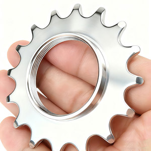 <span class=keywords><strong>Pignon</strong></span> de cassette à vitesse unique en acier inoxydable de haute qualité 13t-18t pour vélo de piste à engrenage fixe - Product Image 3