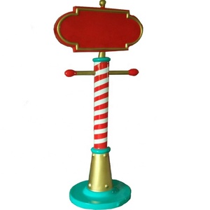 Trung Quốc OUYA Nhà Máy H240cm Sợi Thủy Tinh Ngoài Trời Giáng Sinh Ban Chỉ Đạo Trang Trí Tùy Chỉnh Dấu Hiệu Điêu Khắc - Product Image 5