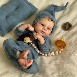 Lifereborn ตุ๊กตายางไวนิลทารกเกิดใหม่เหมือนจริงตุ๊กตา<span class=keywords><strong>เด็ก</strong></span>แรกเกิดพร้อมผม<span class=keywords><strong>วาด</strong></span>ด้วยมือ - Product Image 3