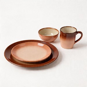 Juego de Vajilla de 16 Piezas de Alibaba-China, Platos, Tazas y Cuencos de Gres con Esmalte Brillante Reactivo, Artículos de Vajilla al por Mayor - Product Image 6