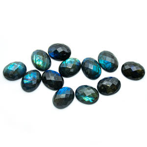 หินลาบราดอไรต์ทรงวงรีขนาด12*16*4มม. สำหรับฝังเครื่องประดับ - Product Image 3