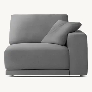 European Style Living Room Custom Sofa Classic Soft Fabric Loveseat Sofa Single Corner Sofa Factory High-end Customization