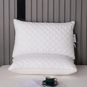 Oreiller en fibres synthétiques douces, blanc, simple, fermeté moyenne, tissu polyester, pour adulte, dortoir, étudiant, cadeau - Product Image 5