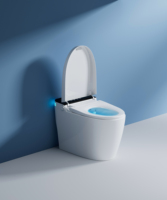 Nouvelles Toilettes Intelligentes WC pour Maison, Ouverture Automatique, Chasse d'Eau à Détecteur, Fermeture Automatique, Siège Chauffant