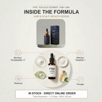 Sérum de croissance capillaire Redensyl Biotine Romarin Peptide pour des cheveux plus épais et plus volumineux, sans prostaglandine, OEM, marque privée, vente en gros