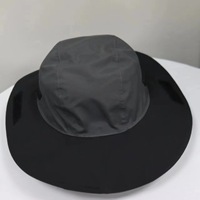 Sombrero de Pesca y Montañismo Casual, Ajustable, 100% Acrílico, con Forro de Malla, Protección Solar, Impermeable, para Verano