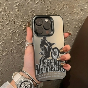 <span class=keywords><strong>Coque</strong></span> de téléphone graphique <span class=keywords><strong>moto</strong></span> pour <span class=keywords><strong>iPhone</strong></span> 17/16 Pro, étui de protection antichoc mat personnalisé en TPU imprimé UV, vente en gros - Product Image 1