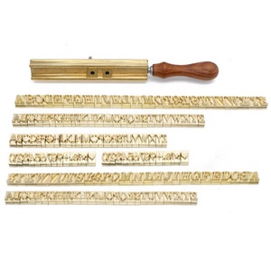 Sello de Latón con Logotipo de Fuente Personalizada, Estampado en Caliente con Letras del Alfabeto, Tamaño Personalizado, DIY - Product Image 5