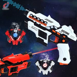 Gioco di Combattimento con Giubbotto Bersaglio Indossabile, Modello di Pistola in Plastica, Pistola Elettrica a Batteria, Giocattolo da Battaglia, Pistola Laser Tag - Product Image 2