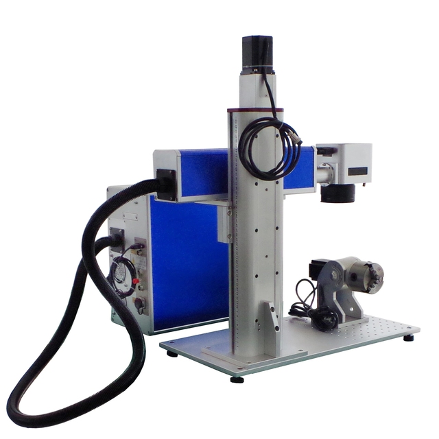 30W/20W/50W Fiber Laser Marking Engraving Machine CO2/Fiber Laser Metal Cutting Laser System Supports PLT/BMP